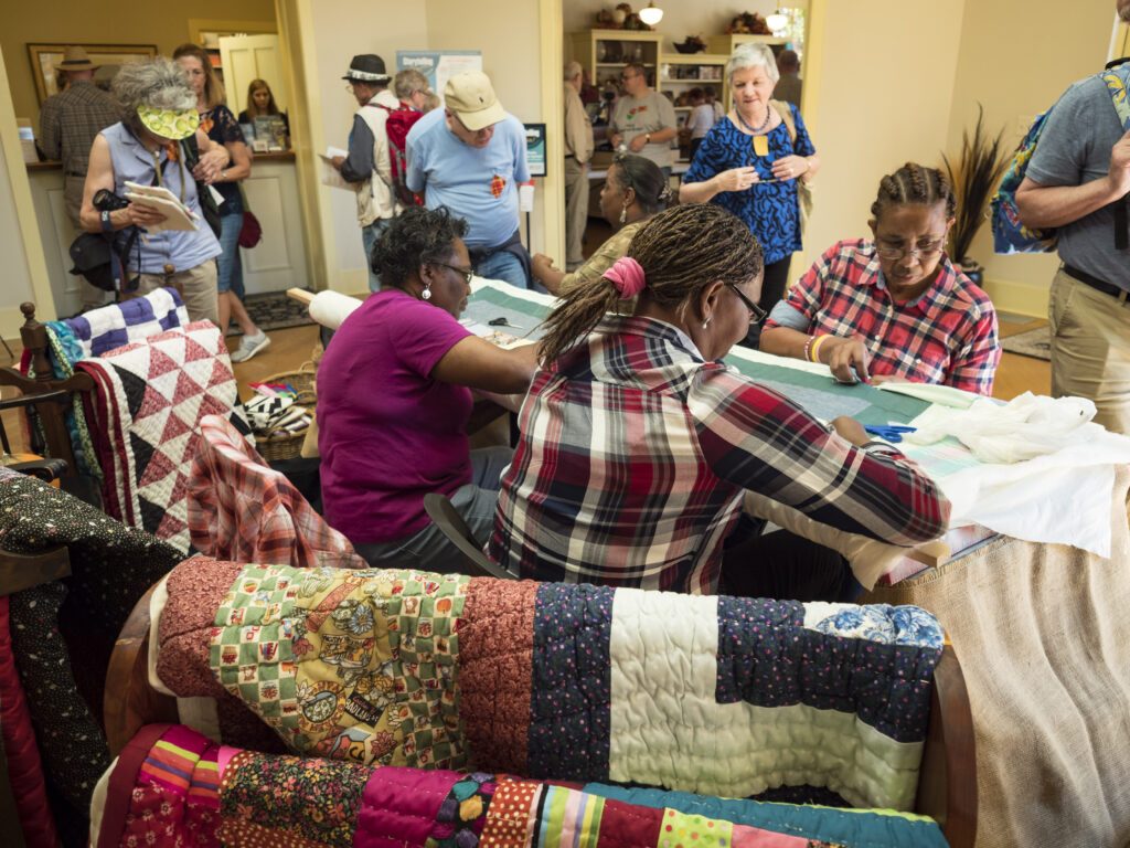 Gee's Bend quilters at the National Storytelling Festival, 2017