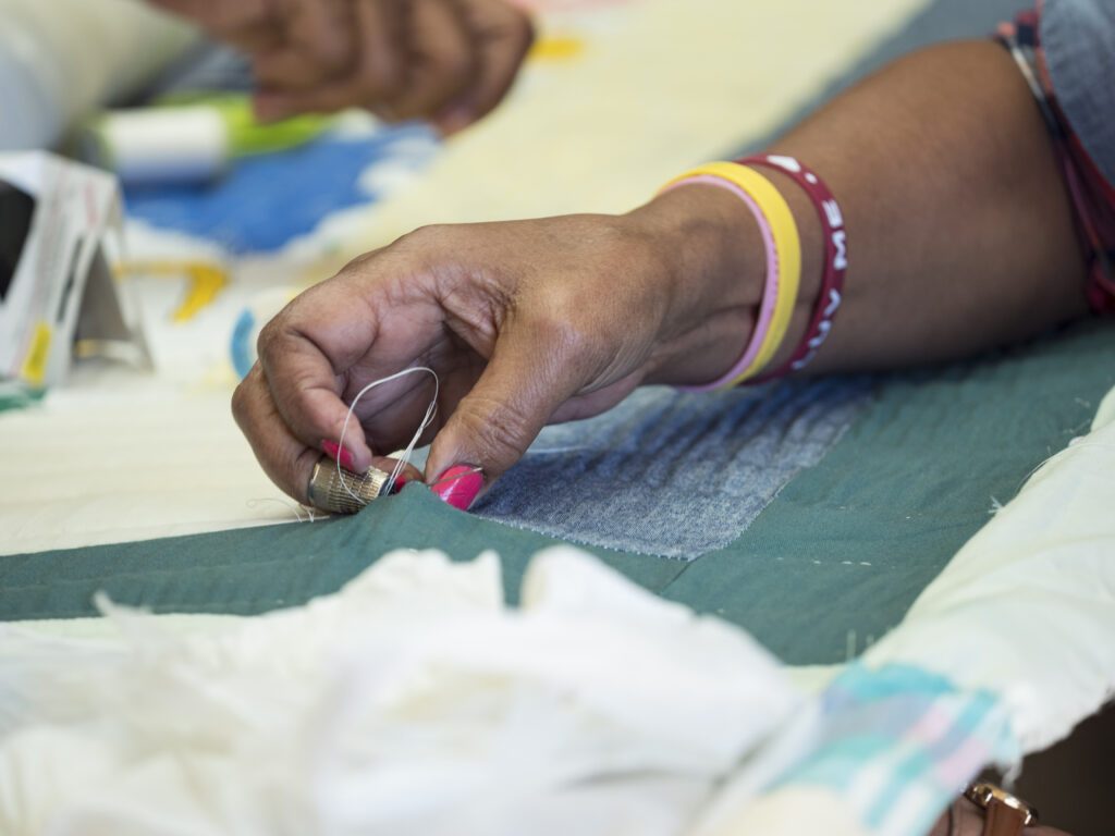 Gee's Bend quilters at the National Storytelling Festival, 2017