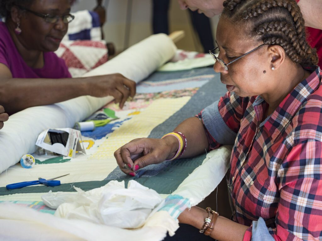 Gee's Bend quilters at the National Storytelling Festival, 2017