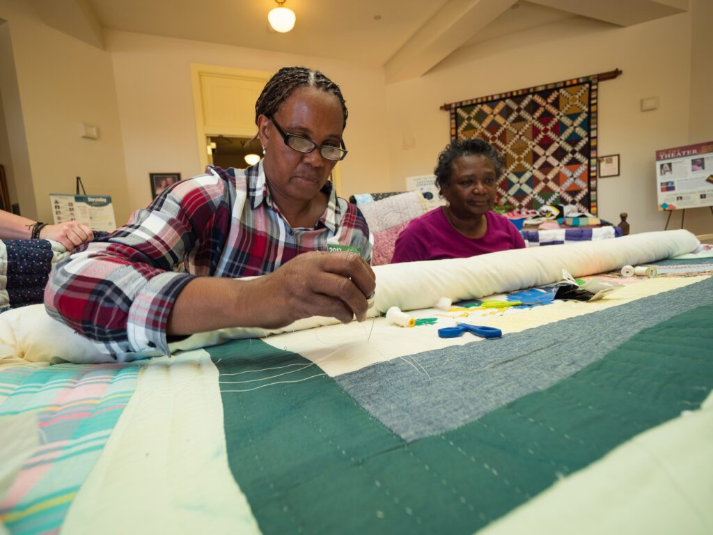 Gee's Bend quilters at the National Storytelling Festival, 2017